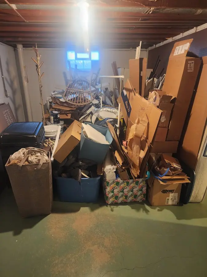 Roll-off dumpster container at job site for 20 Yard Dumpster Rental in Lake Isabella